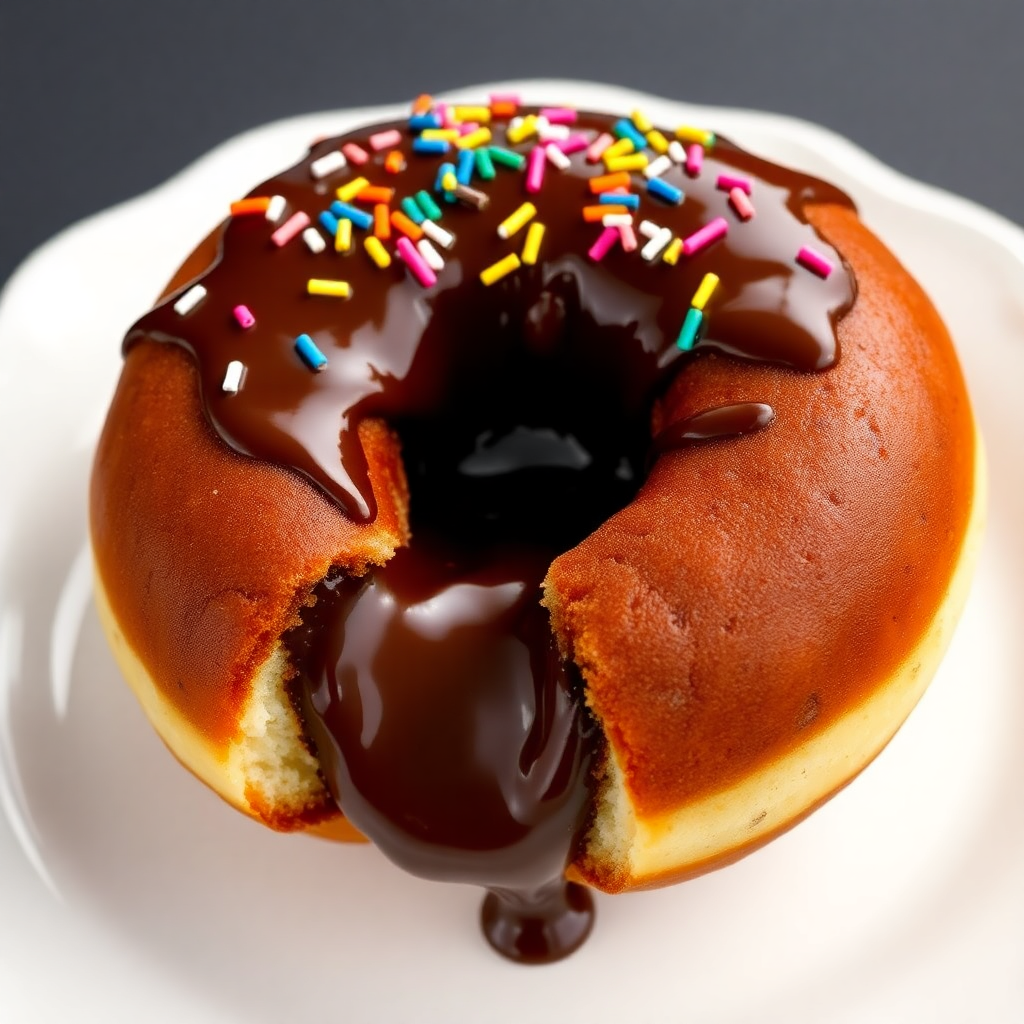 Molten Chocolate Lava Donut