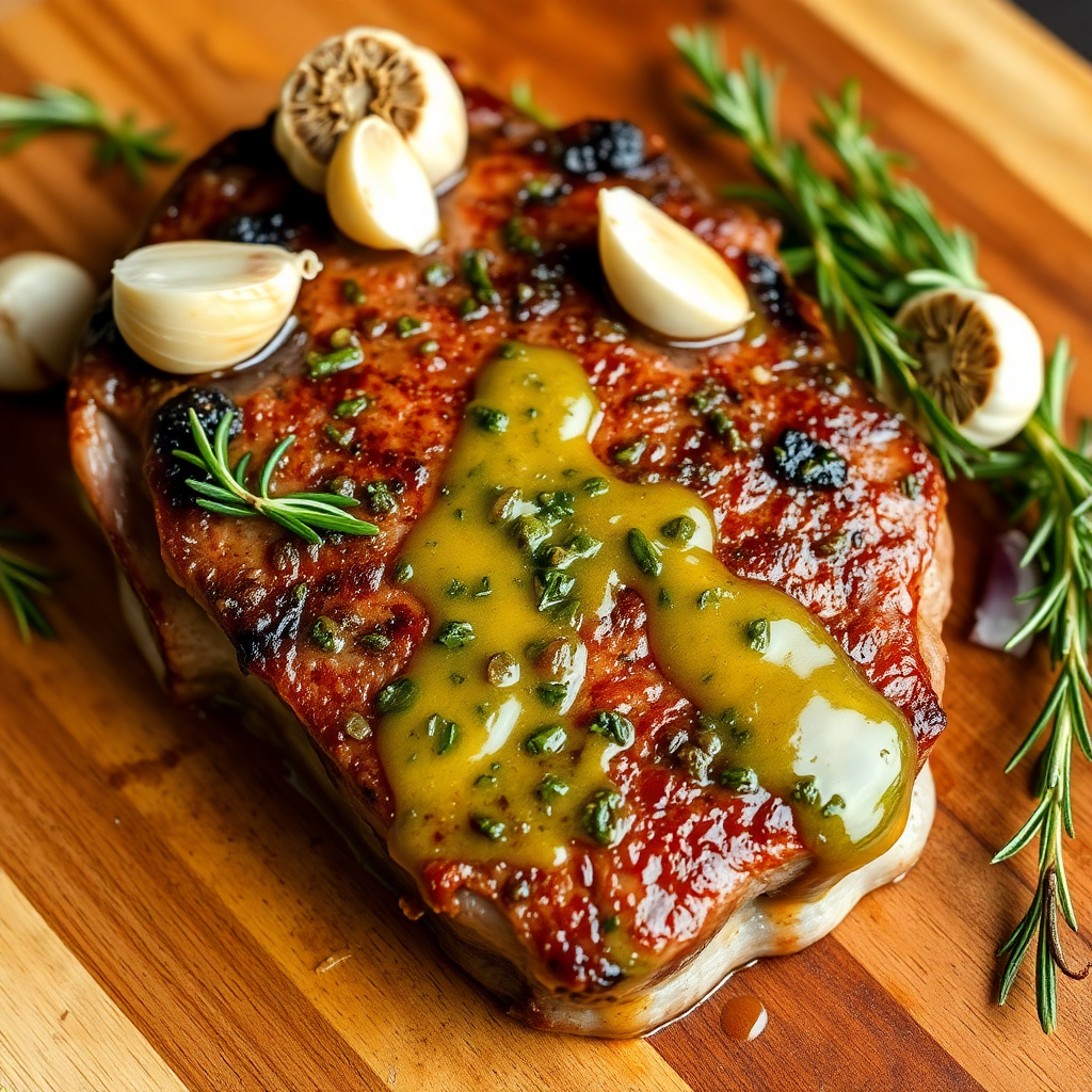 Garlic Herb Butter Steak