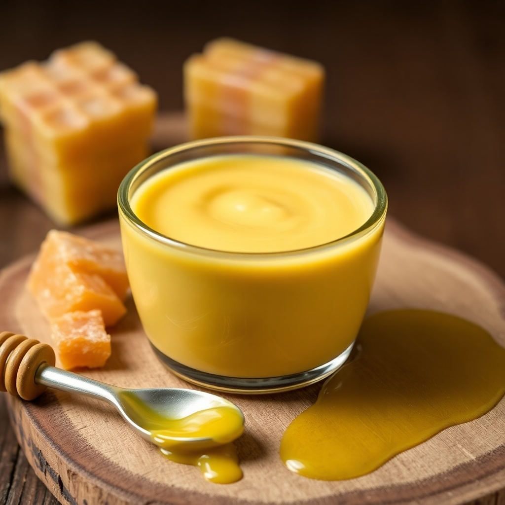 Sweet & Creamy Honey Mustard Salad Dressing