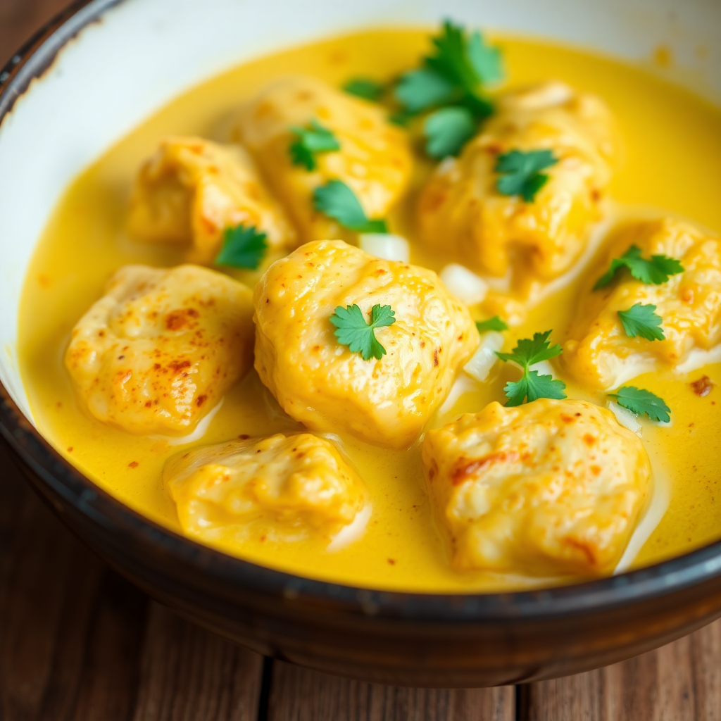Creamy Yogurt Chicken Curry