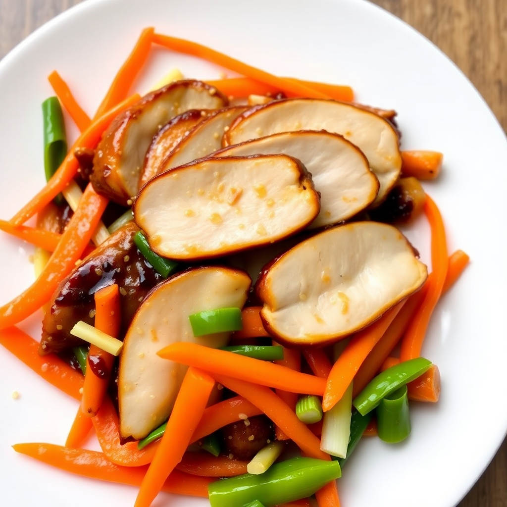 Ginger Garlic Stir-Fry Chicken