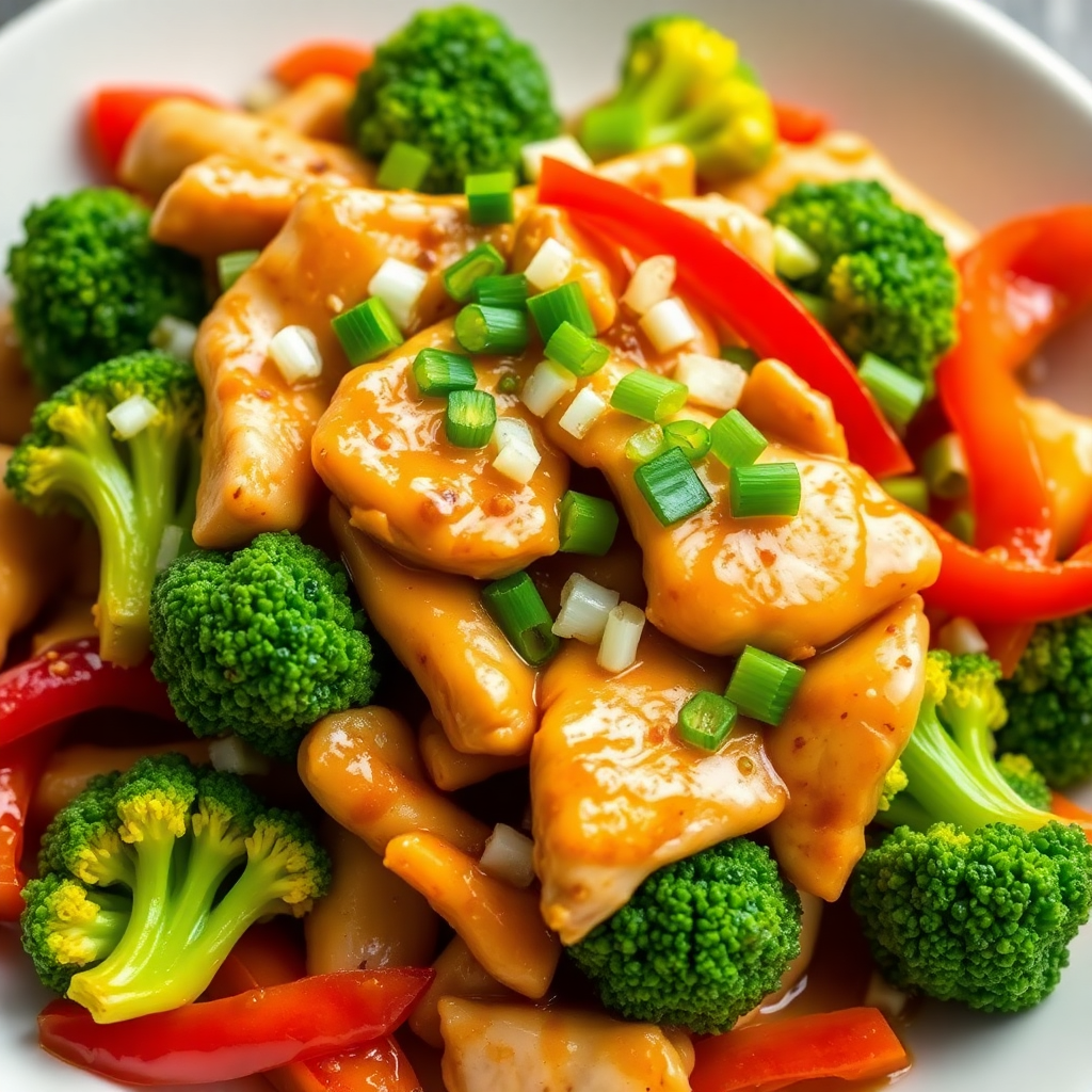 Ginger Garlic Stir-Fry Chicken