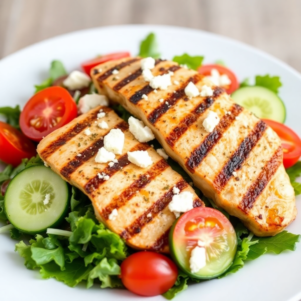 High-Protein Grilled Chicken Salad