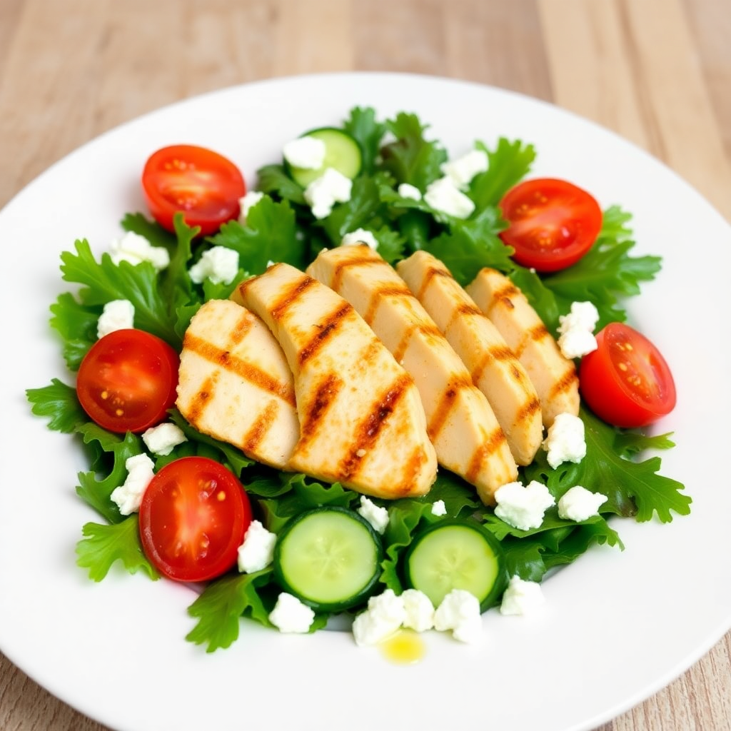 High-Protein Grilled Chicken Salad