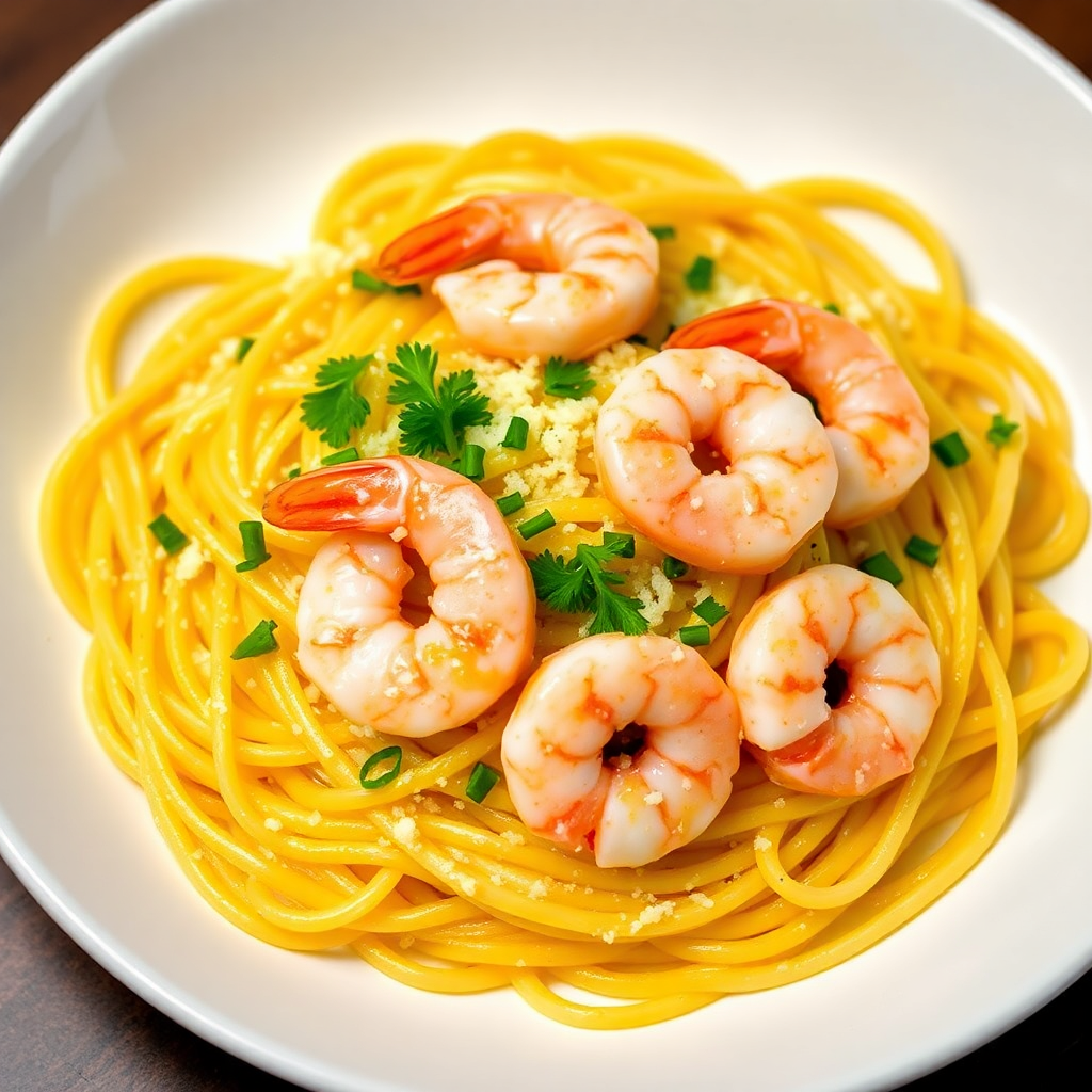 Garlic Butter Shrimp Pasta