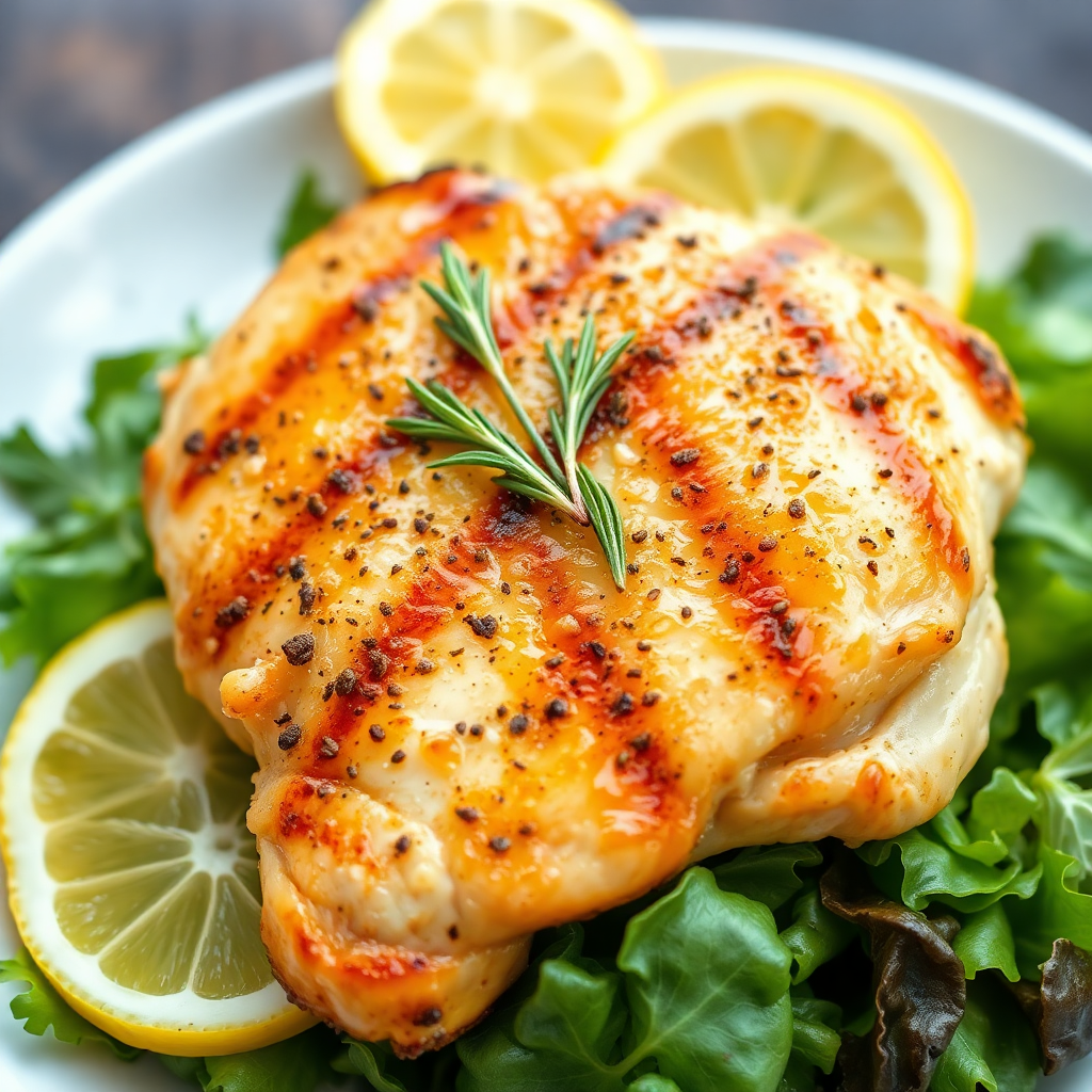 Lemon Herb Grilled Chicken Breast