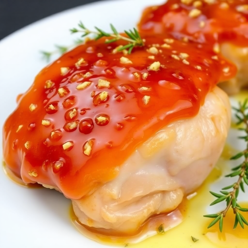 Savory Jelly-Glazed Chicken Breast