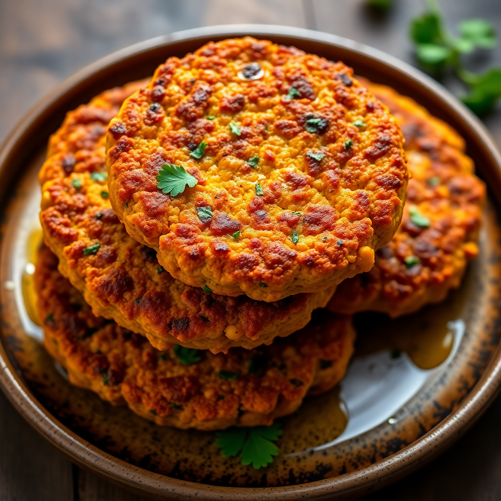Savory Chickpea and Herb Patties