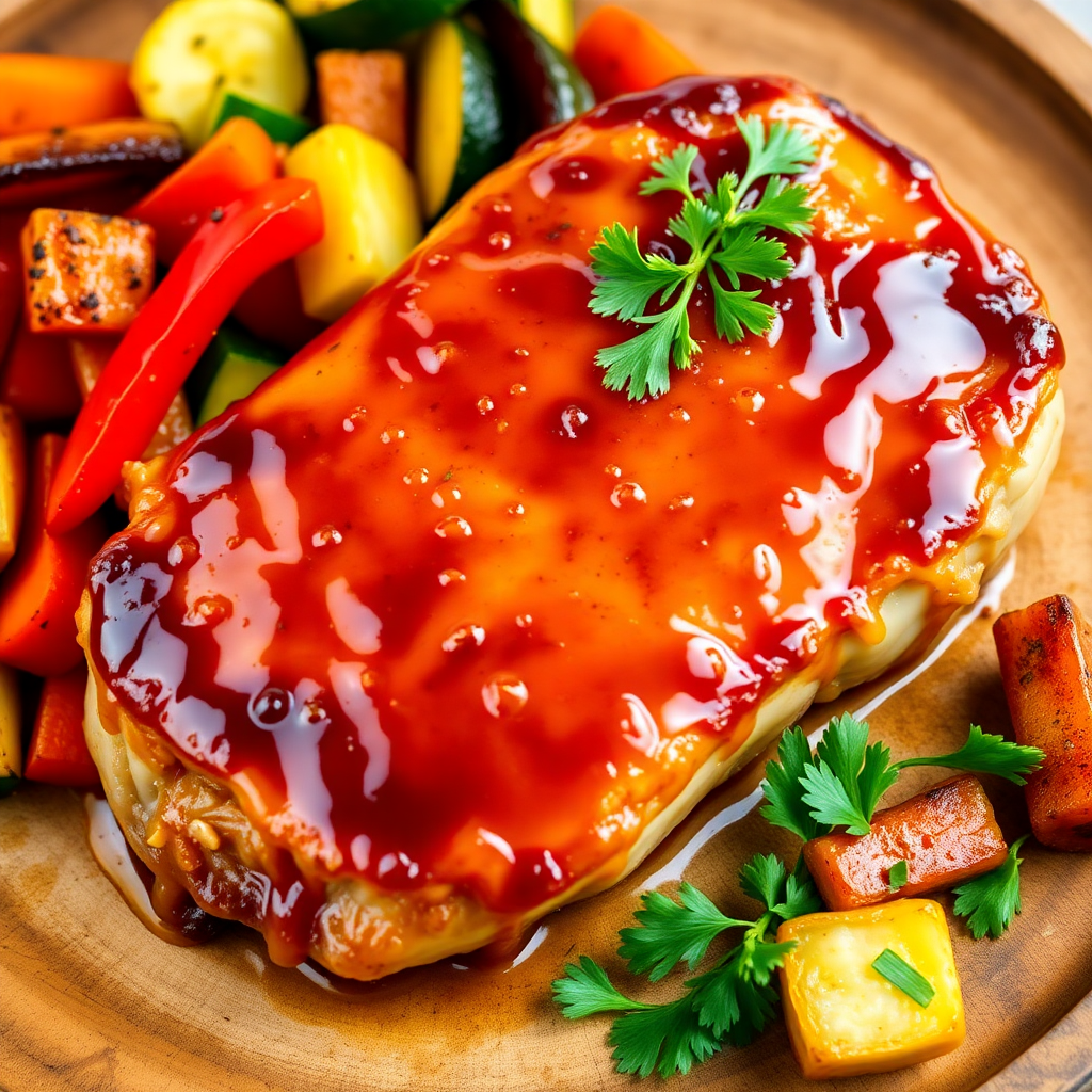 Honey Garlic Glazed Pork Chop