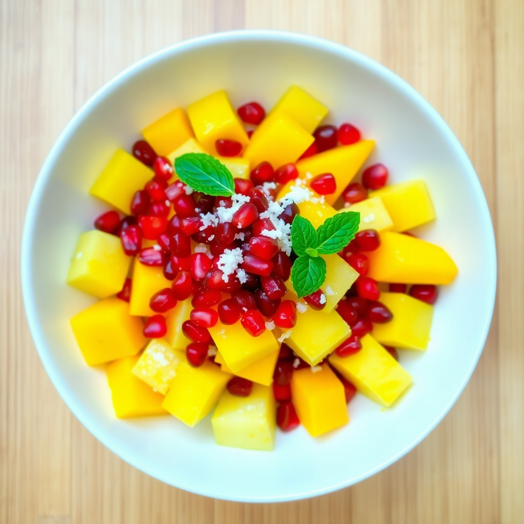 Dodo-Inspired Tropical Fruit Salad