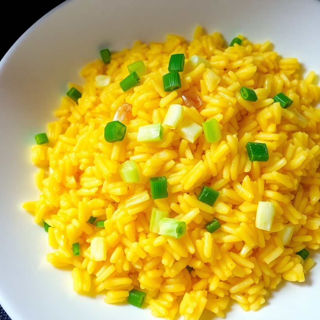 Simple Egg Fried Rice Without Sauce