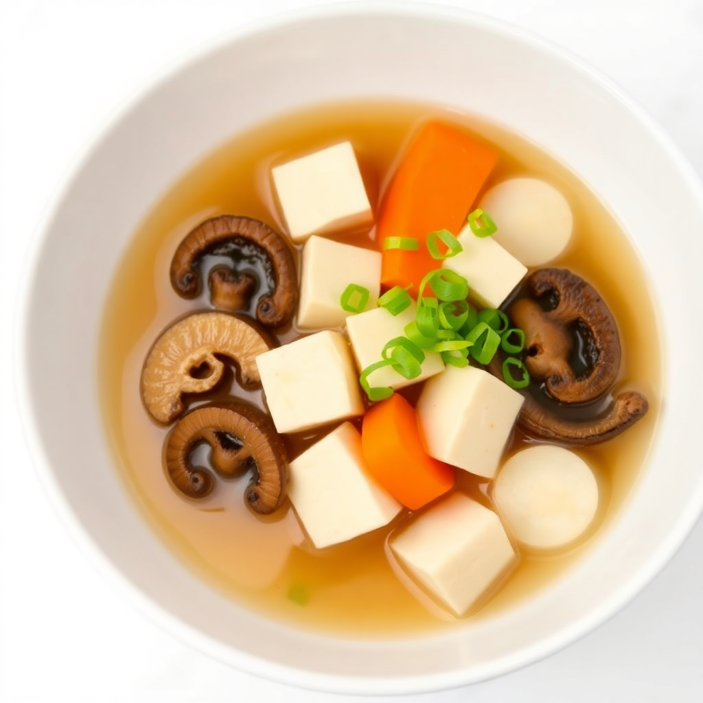Takiawase: Simmered Seasonal Vegetables and Tofu