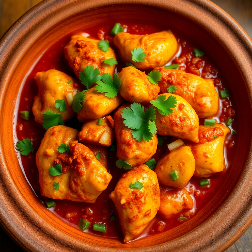 Kharda Chicken - Spicy Maharashtrian Style Chicken