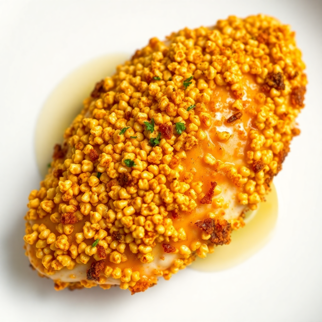 Popcorn-Crusted Protein Delight