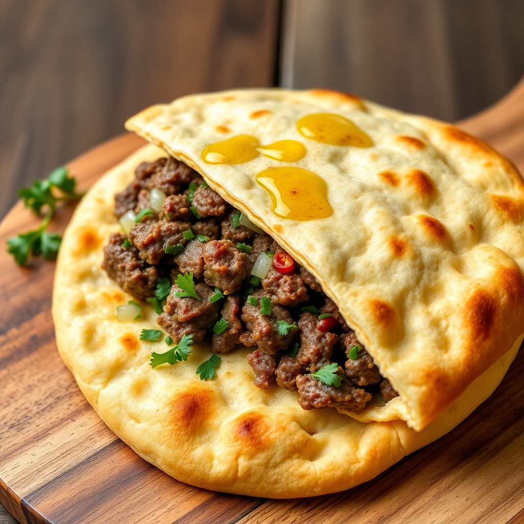 Madfouna Stuffed Moroccan Flatbread