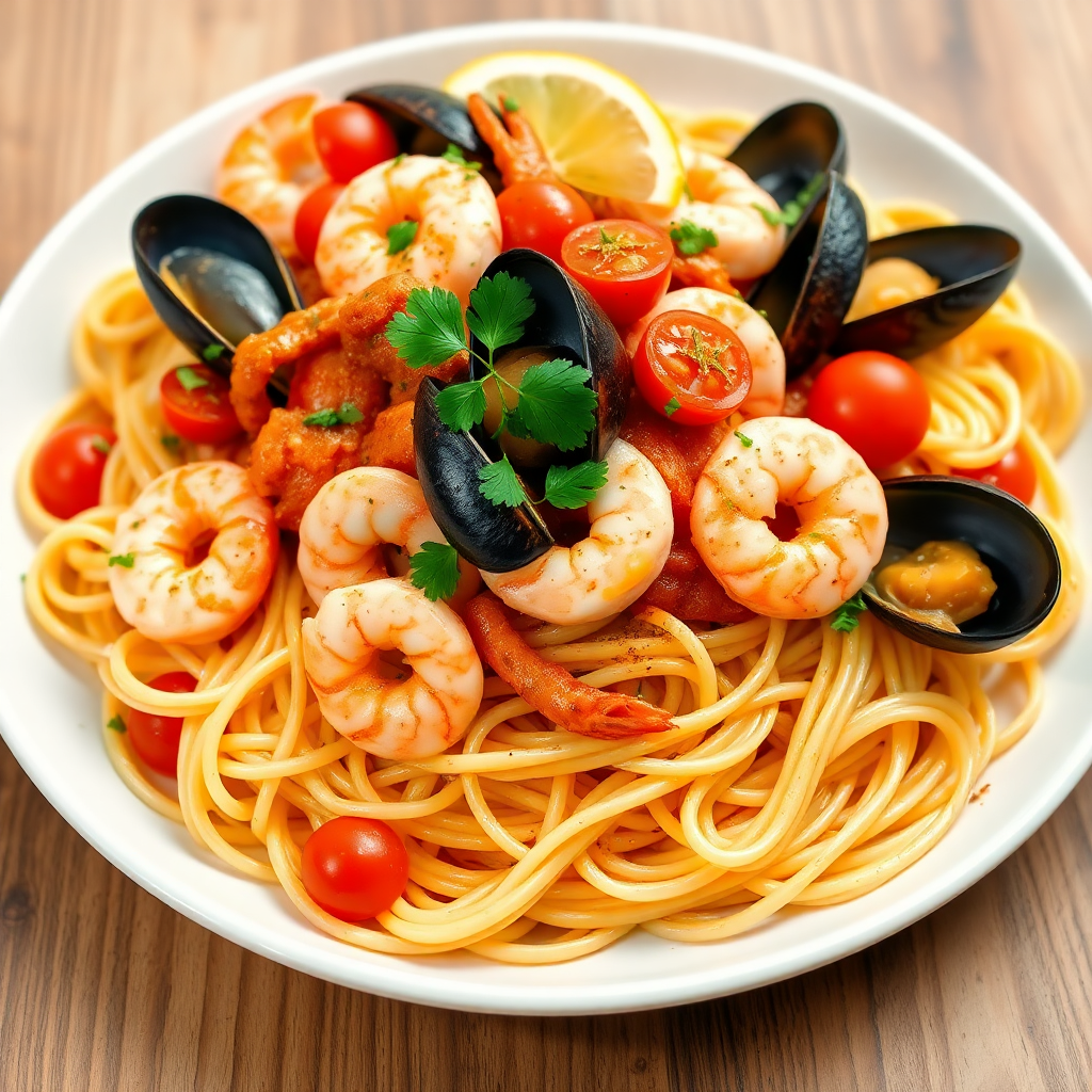 Spaghetti au Fruits de Mer
