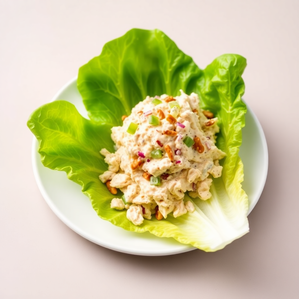 Lettuce Wrap Chicken Salad