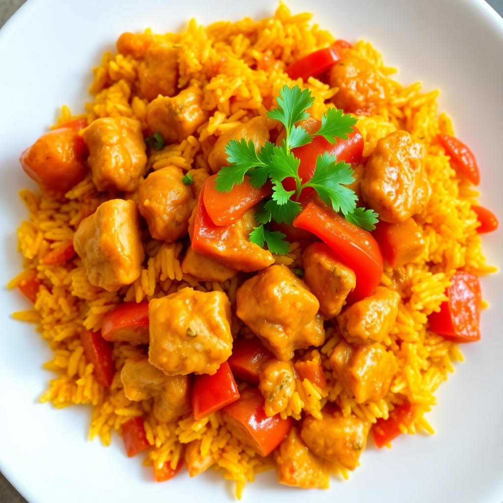 Chef Student’s Homemade Jollof Rice with Chicken