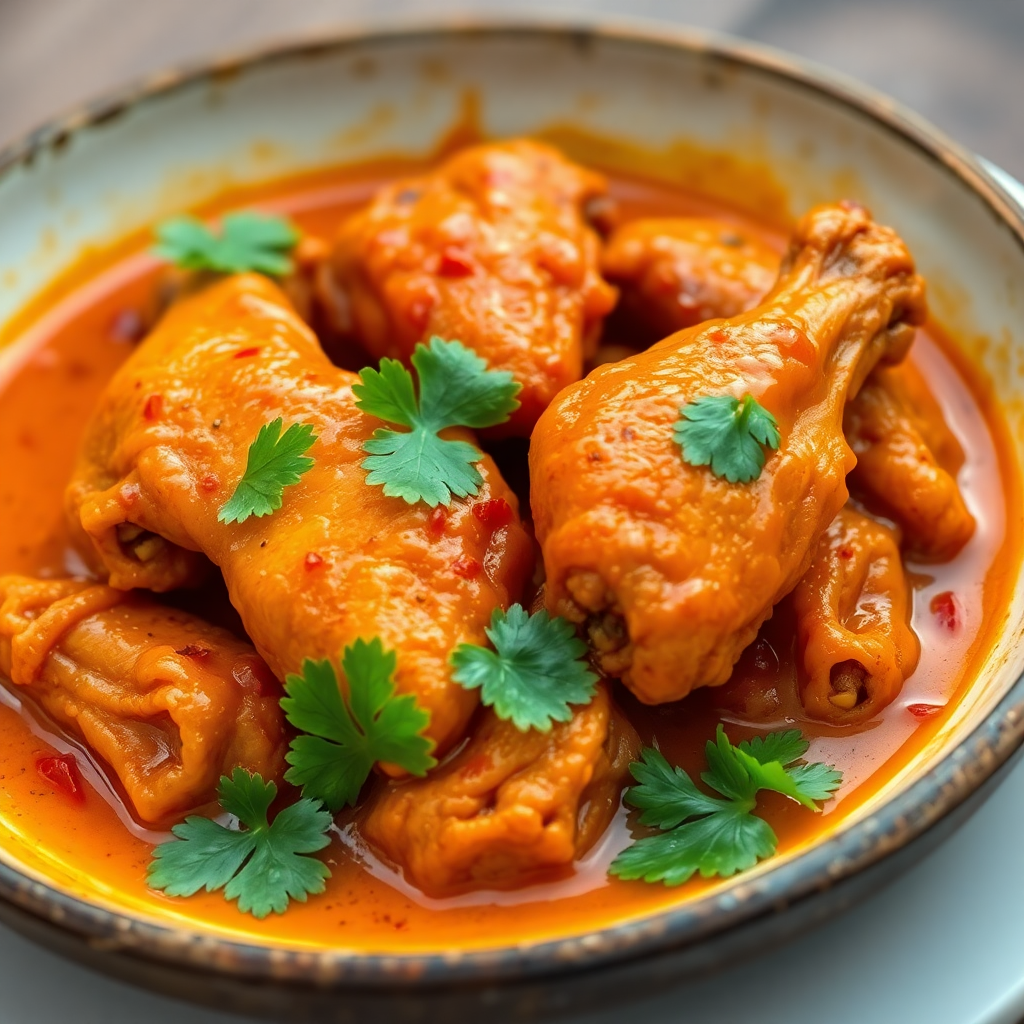 Spicy Chicken Wing Curry