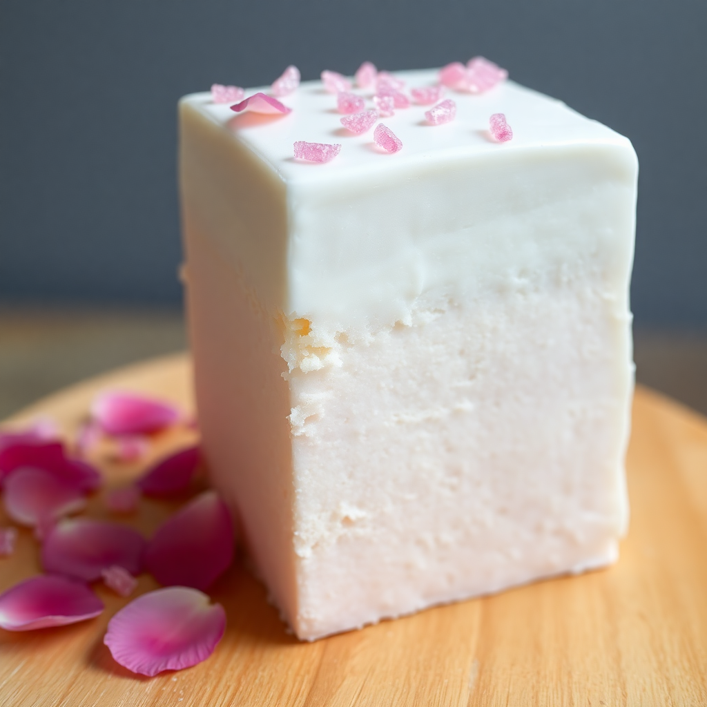 Pink Lychee Rose Sponge Cake