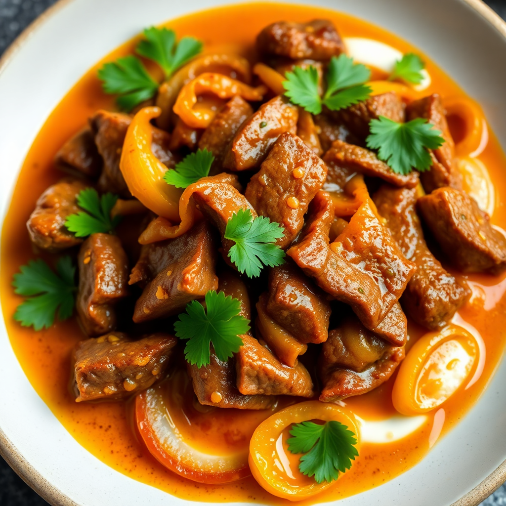 Spiced Beef Curry Stir-Fry