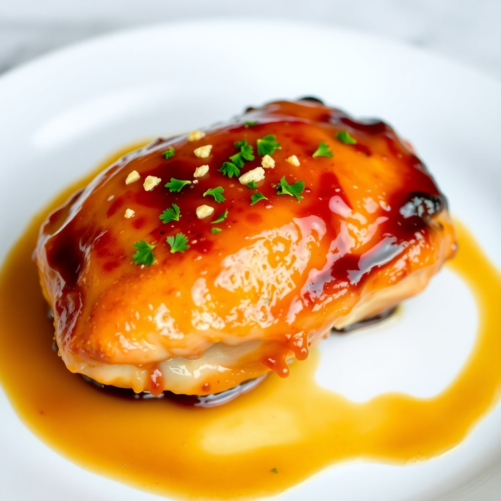 Honey Garlic Glazed Chicken Thigh
