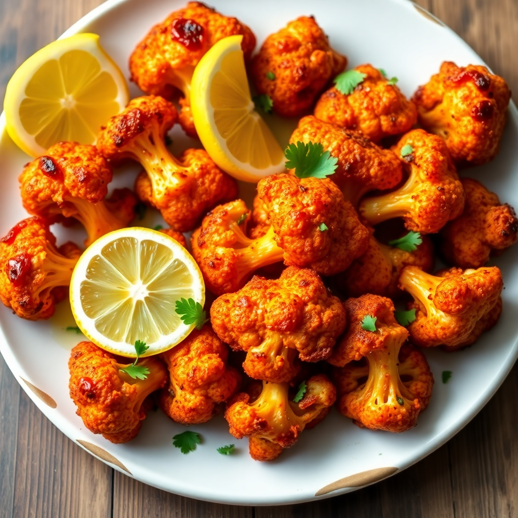 Baked Tandoori Cauliflower Bites
