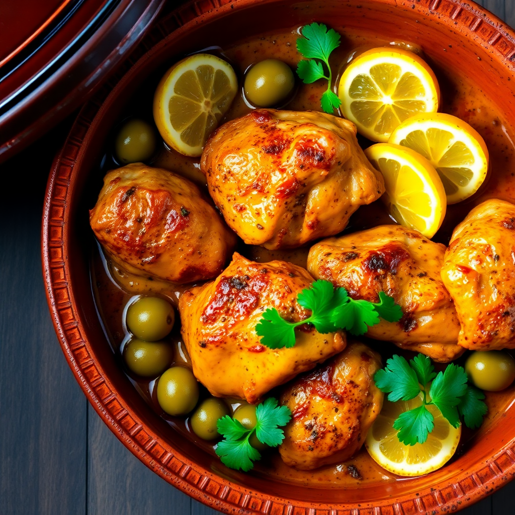 Classic Moroccan Chicken Tagine