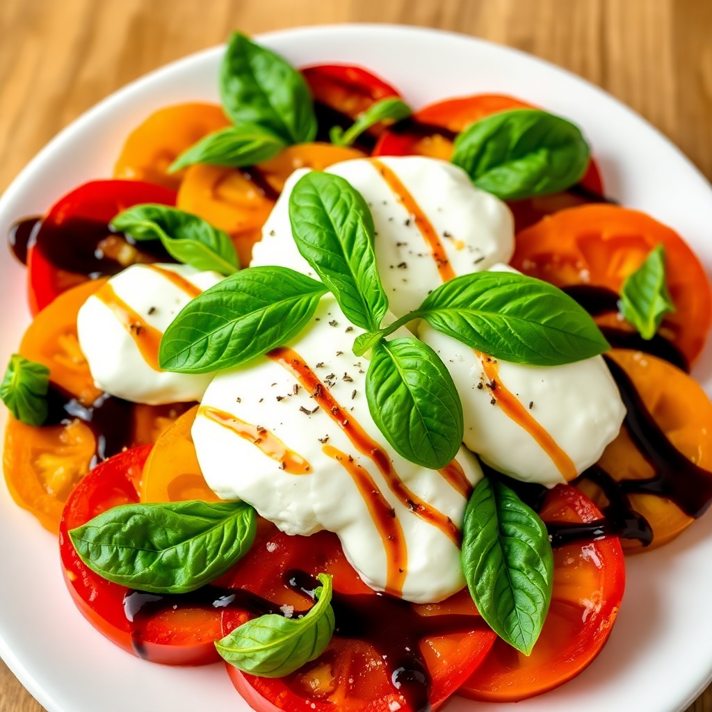 Heirloom Tomato & Burrata Salad