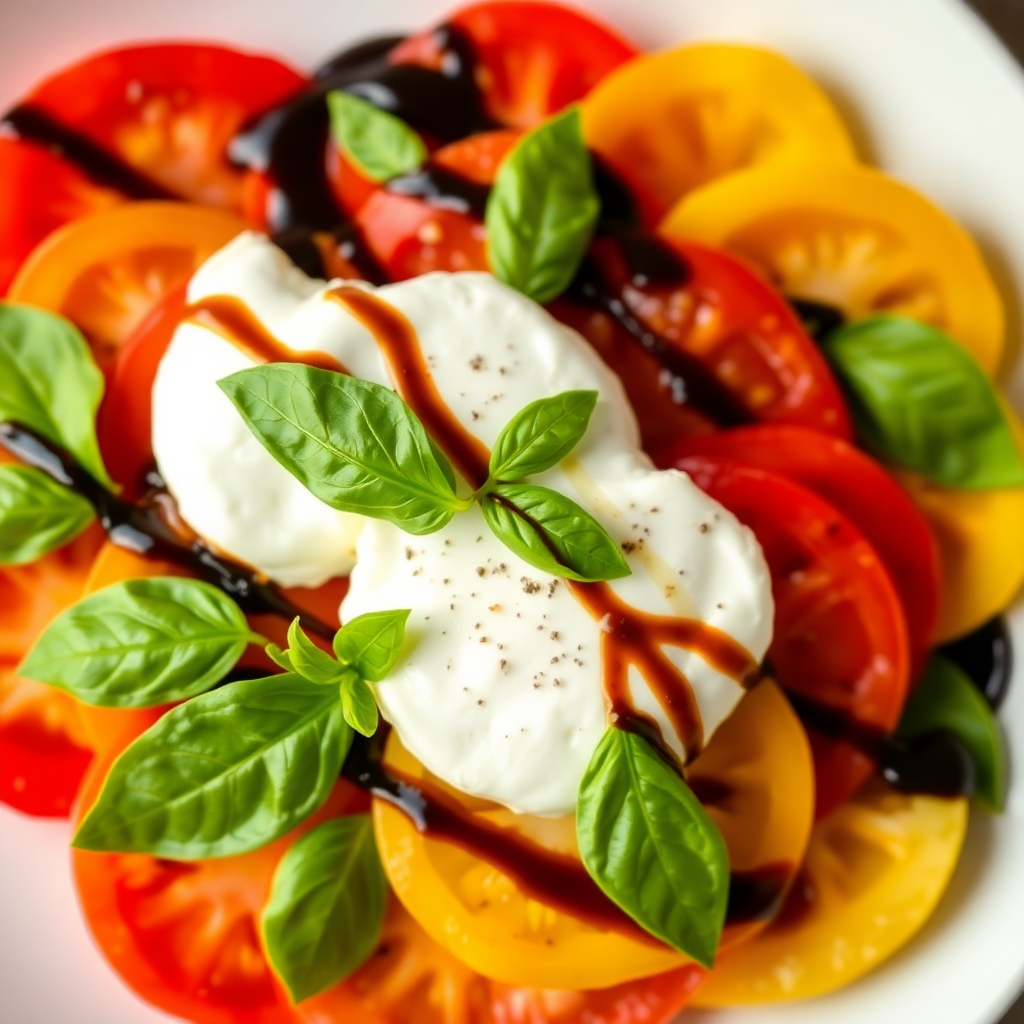 Heirloom Tomato & Burrata Salad