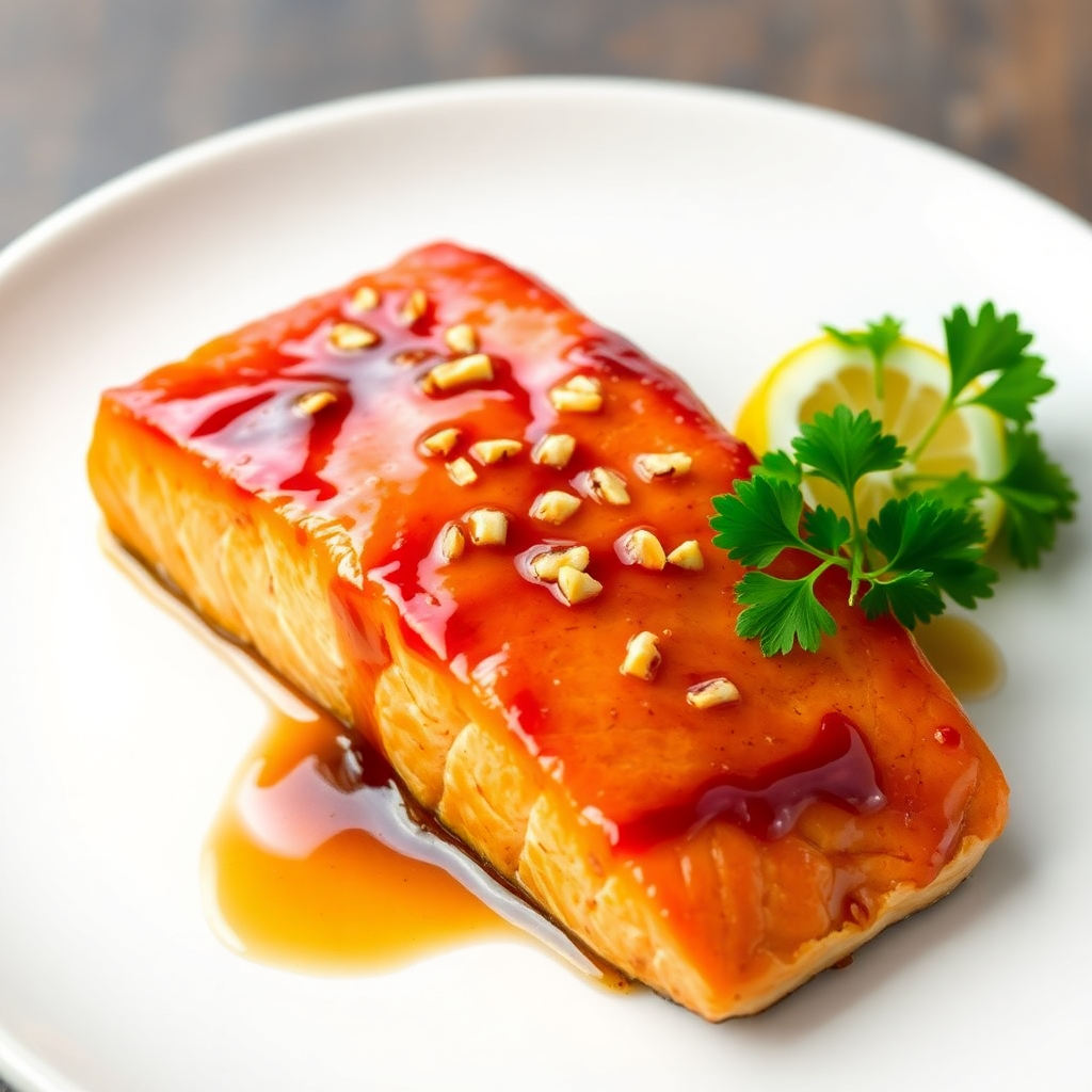 Honey Garlic Glazed Salmon