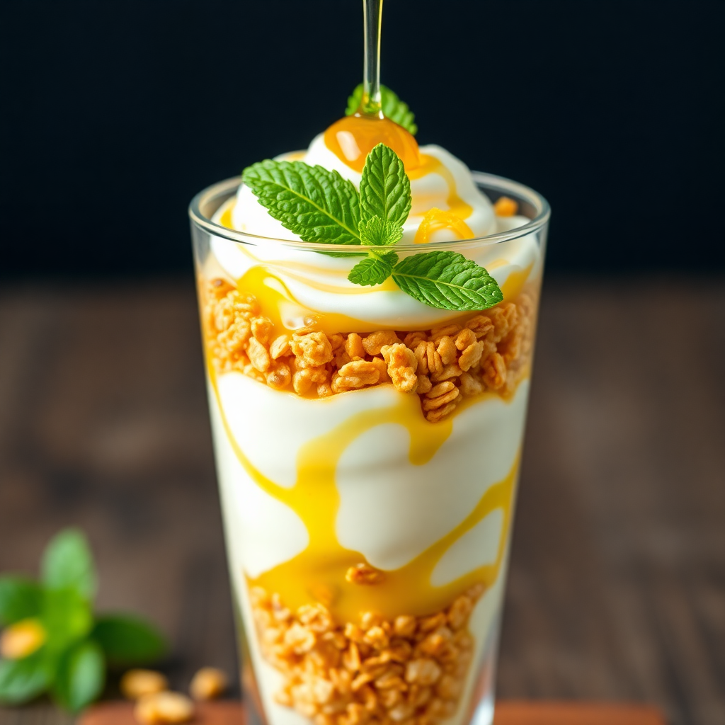 Lemon Honey Yogurt Parfait