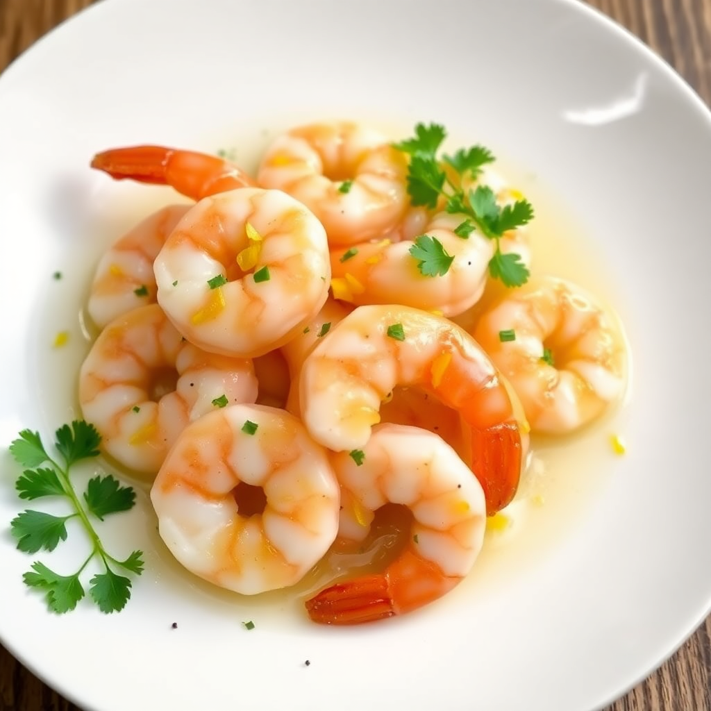 Garlic Butter Shrimp with Lemon Zest