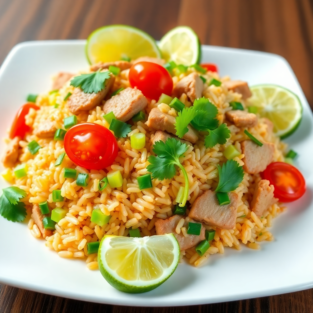 Authentic Thai Pork Fried Rice
