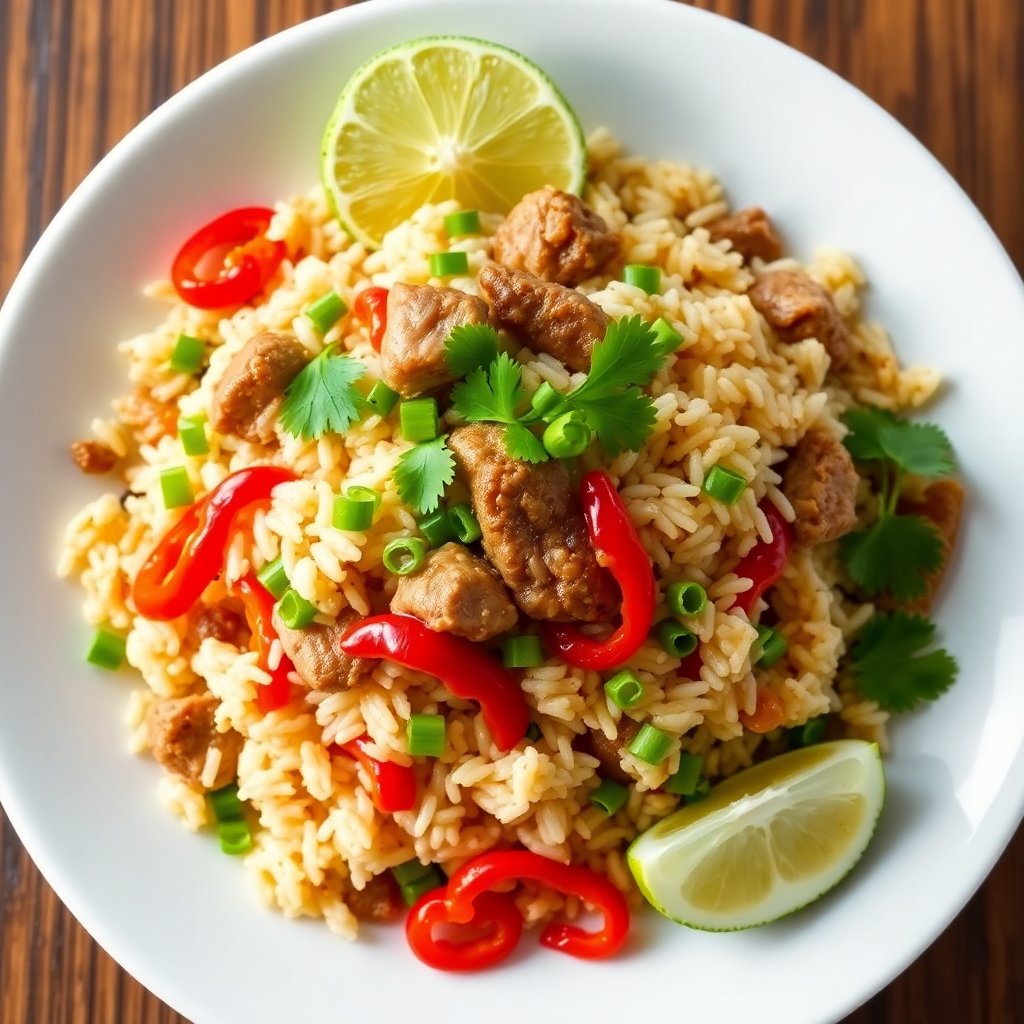 Authentic Thai Pork Fried Rice