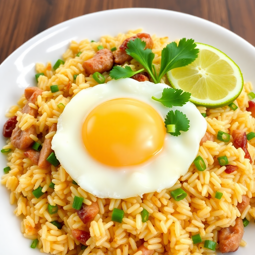 Authentic Thai Pork Fried Rice
