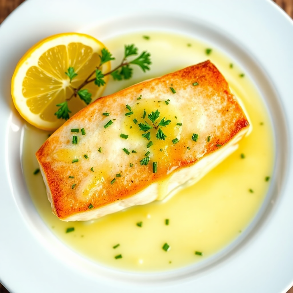 Lemon Herb Pan-Seared Cod