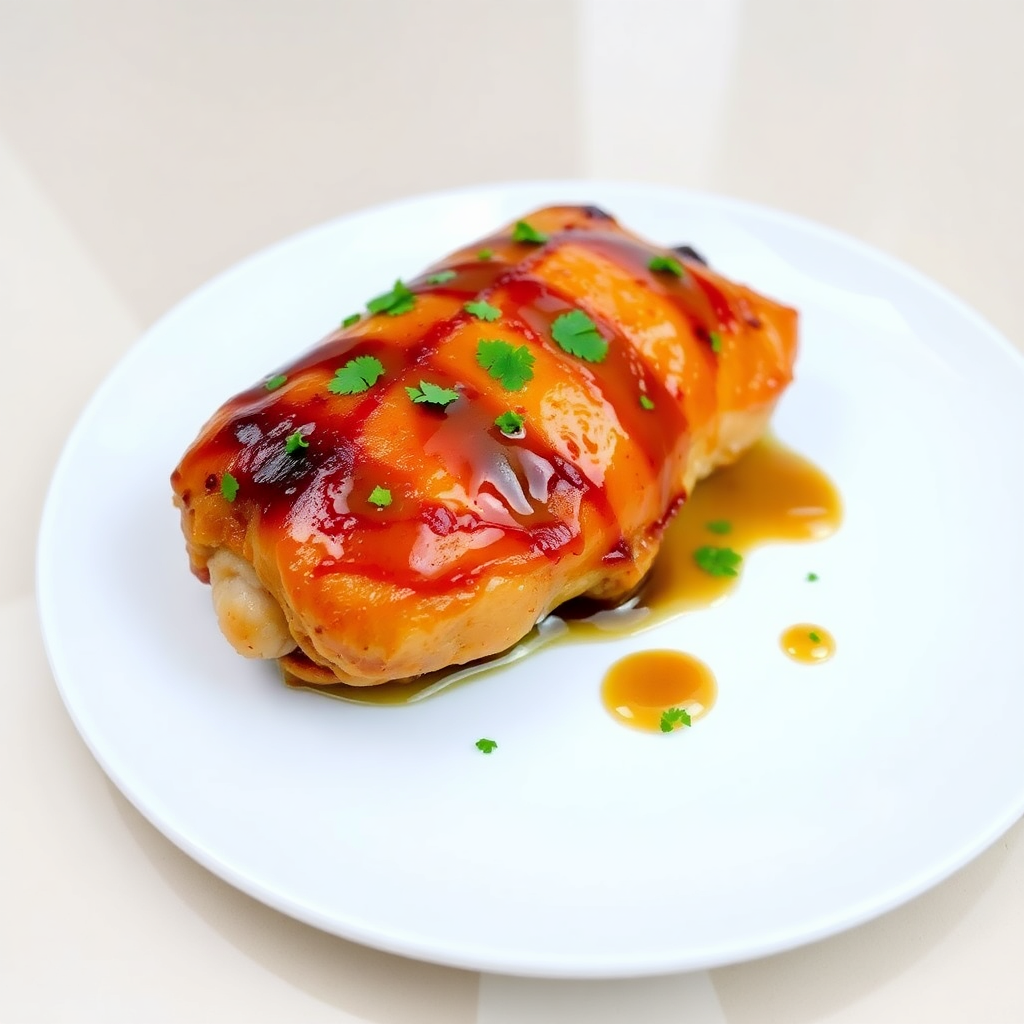 Tea-Infused Chicken with Ginger Glaze
