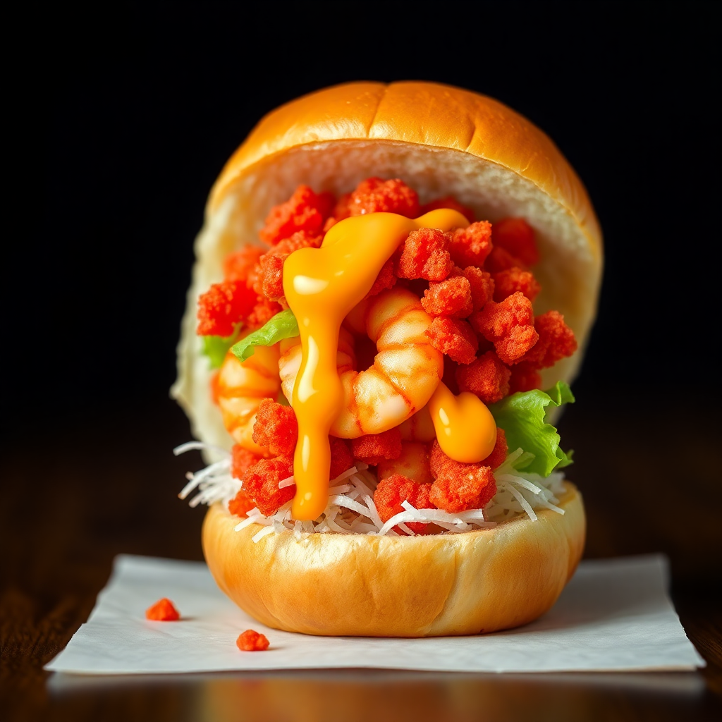 Spicy Hot Cheeto Prawn Roll