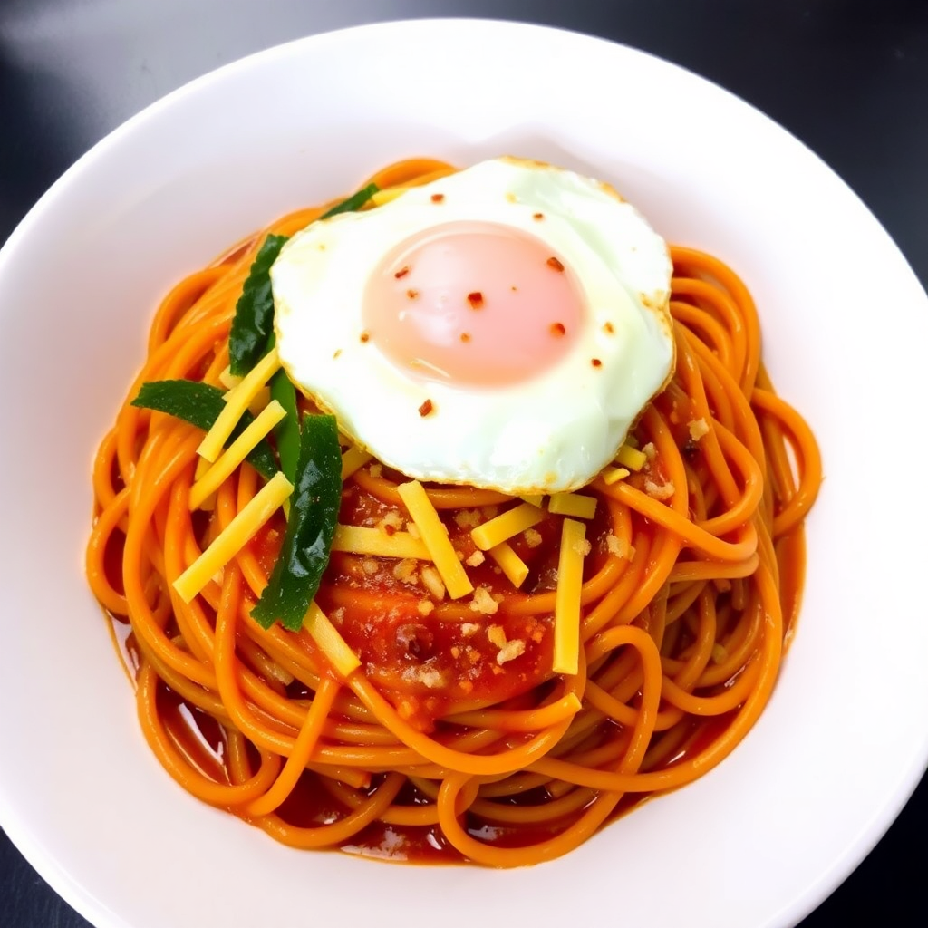 Spicy Miso Teriyaki Peanut Butter Noodles