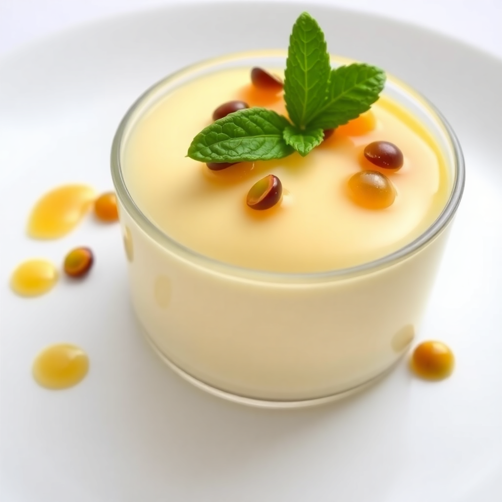 Mango and Passion Fruit Panna Cotta