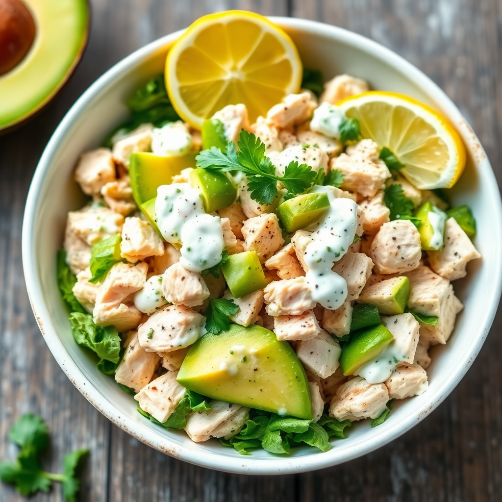 Creamy Avocado Chicken Salad