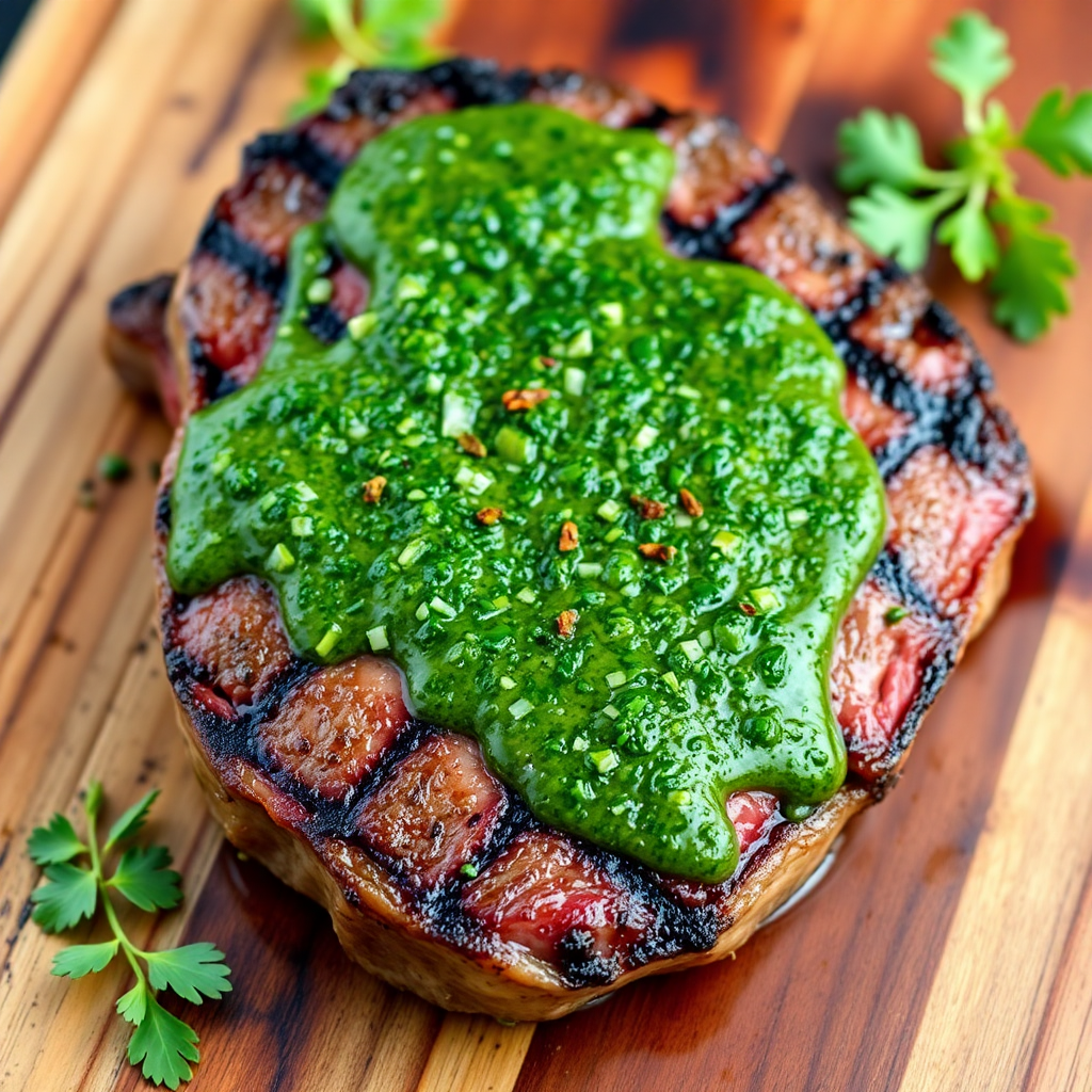 Argentinian Paleo Grilled Chimichurri Steak