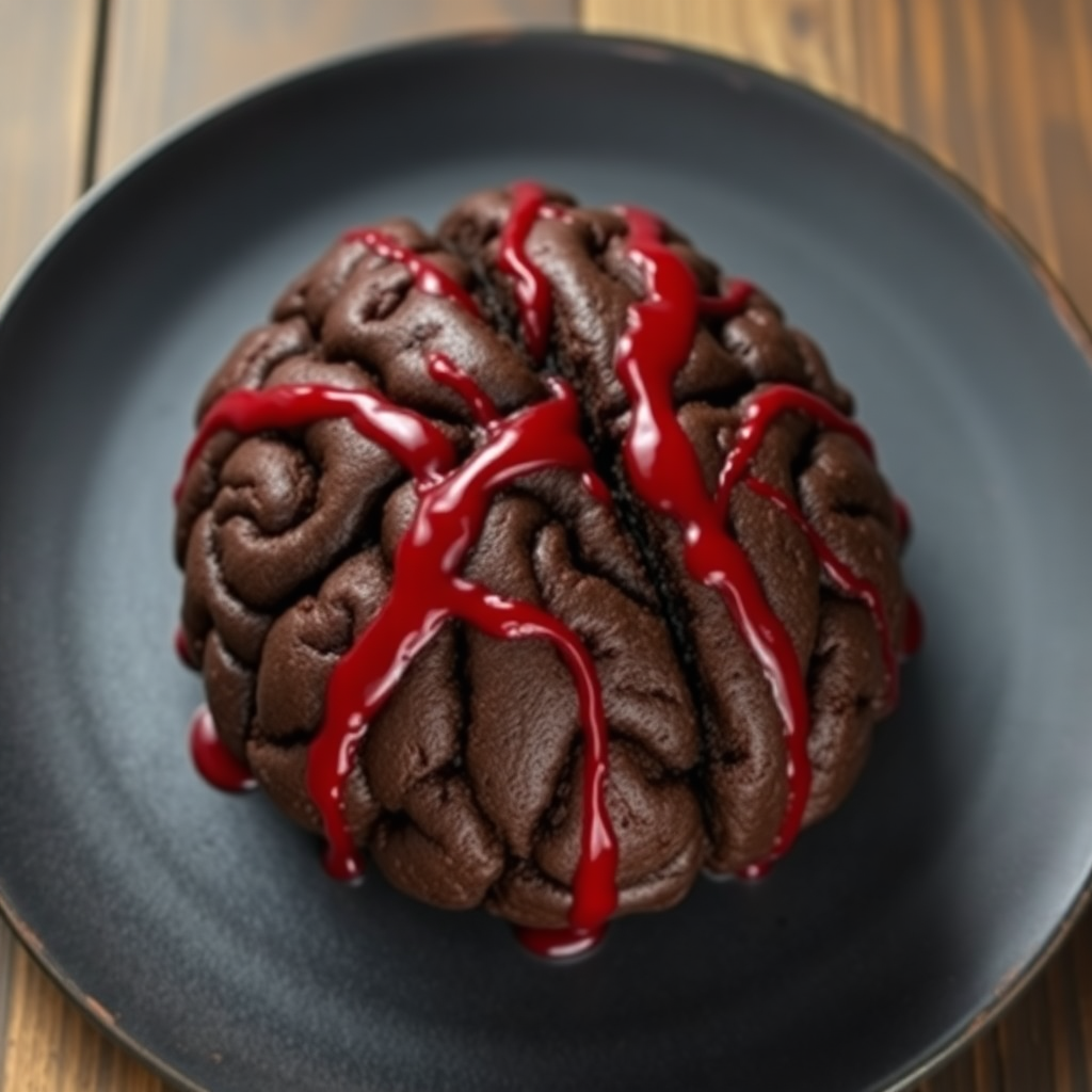Zombie Brain Brownie