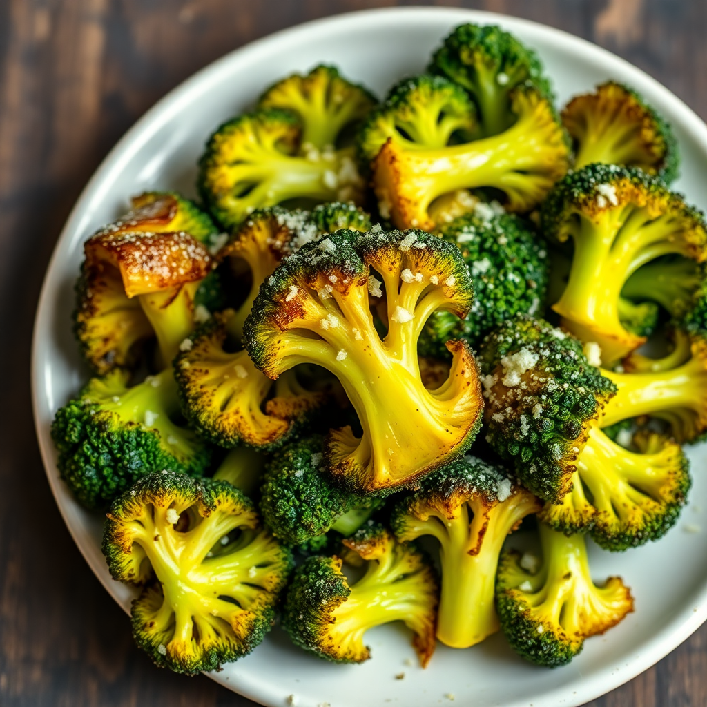 Garlic Parmesan Roasted Broccoli