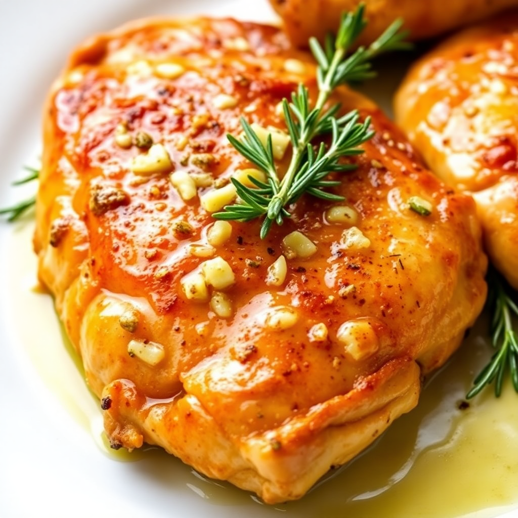 Garlic Butter Herb Chicken Breast