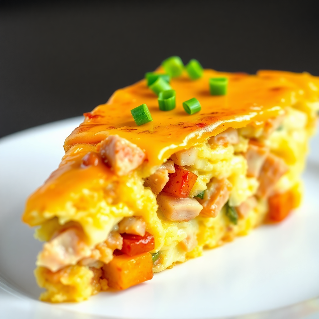 Turkey and Cheese Potato Frittata