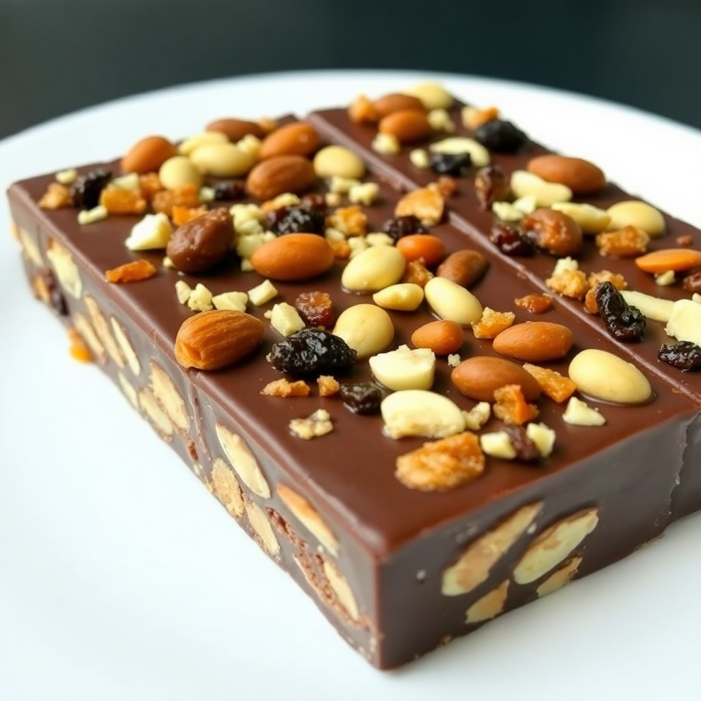 Khoya Chocolate Dry Fruit Barfi