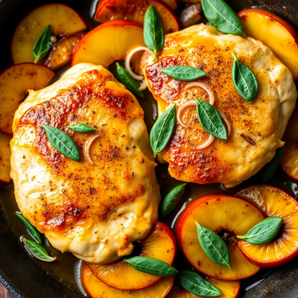 Apple and Chicken Skillet with Sage