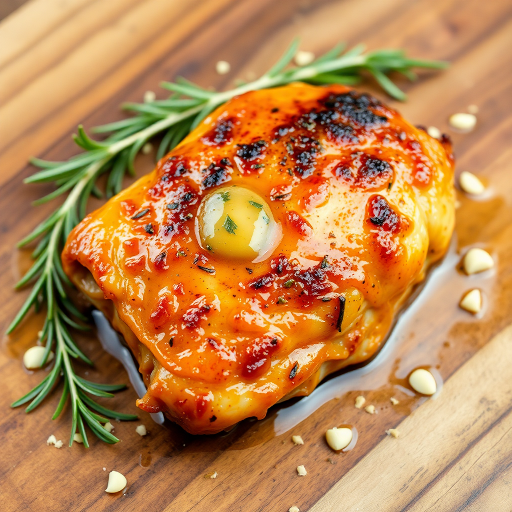 Garlic Butter Herb Chicken Thighs